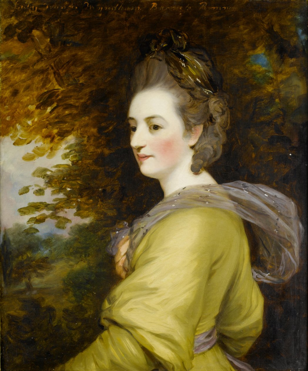 Lady Romney, Frances Wyndham door John Hoppner