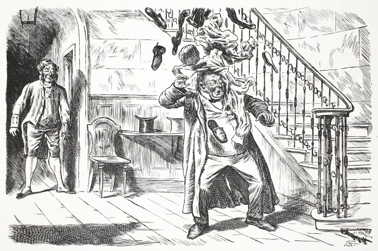 De Onpopulaire Echtgenoot door John Leech