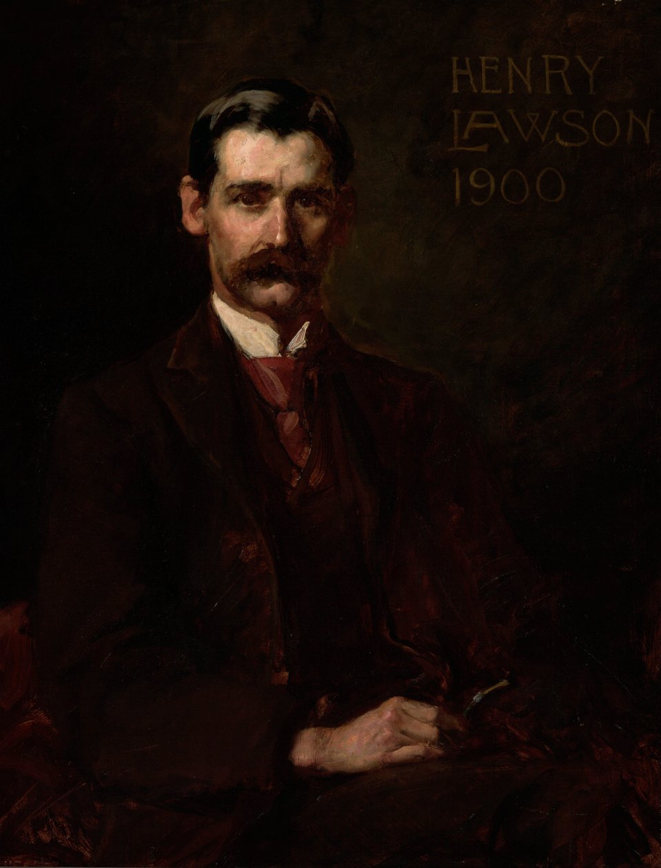Henry Lawson door John Longstaff