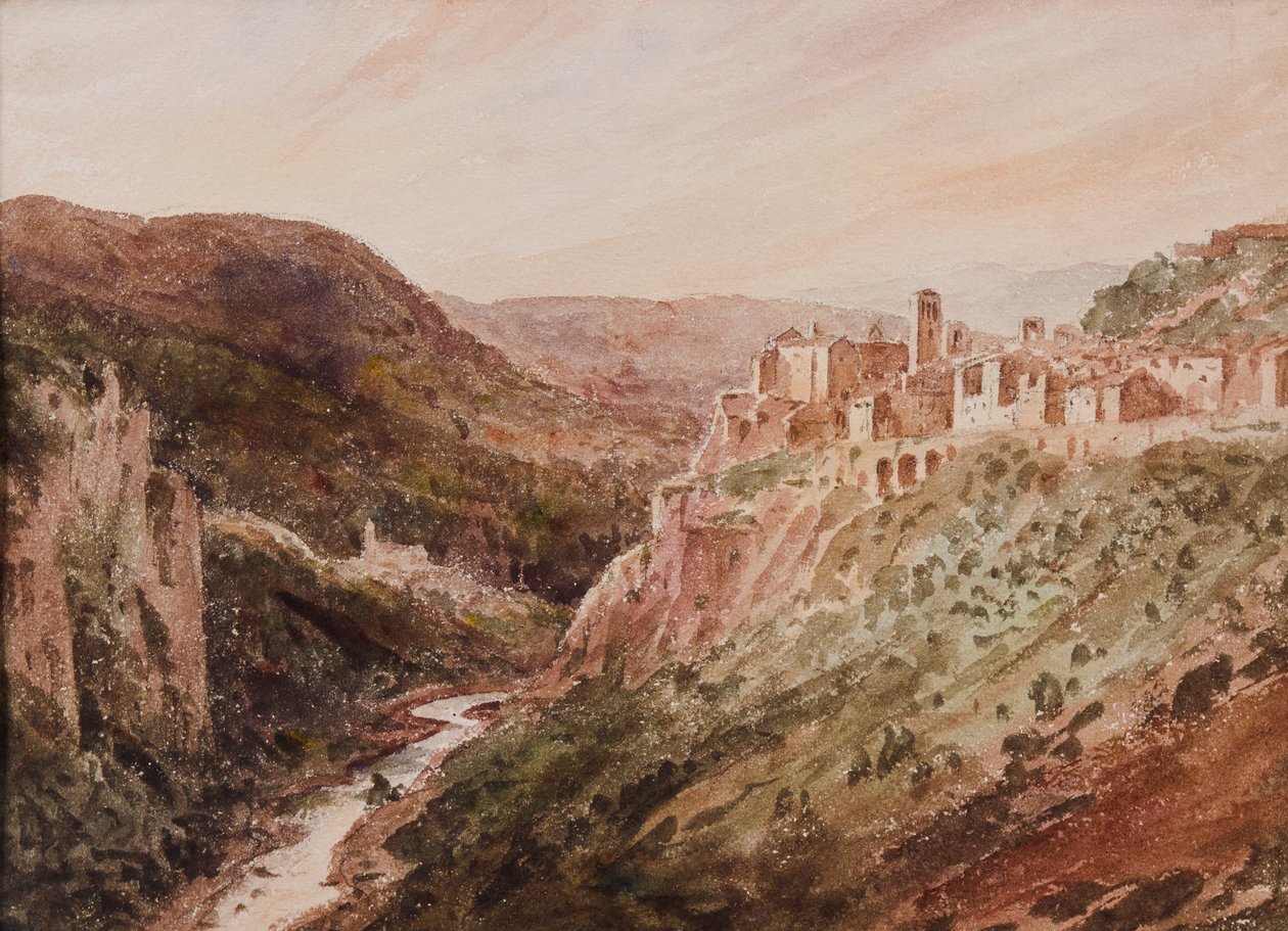 Civita Castellana, 1854 door John Louis Petit