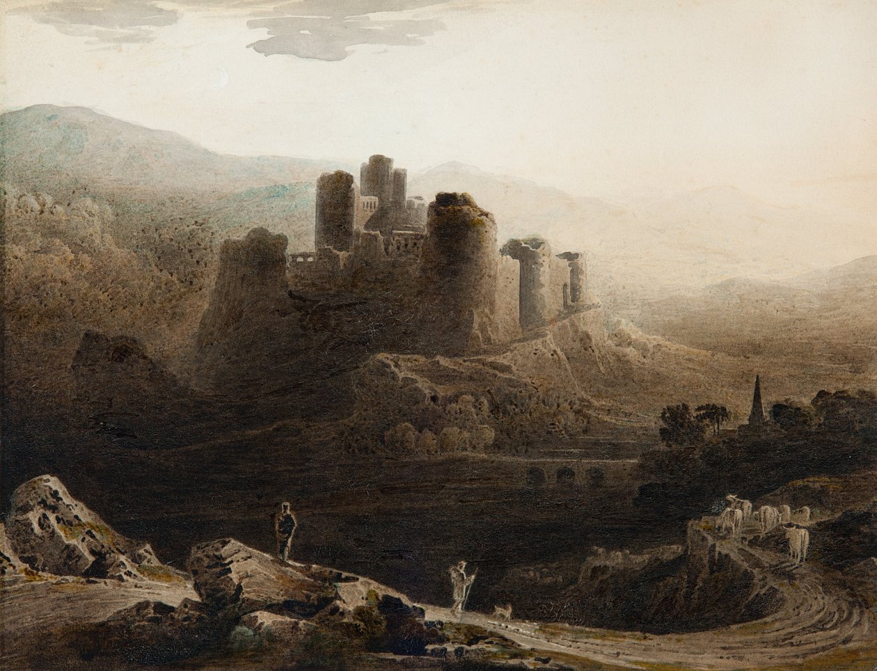 Maanlicht door John Martin