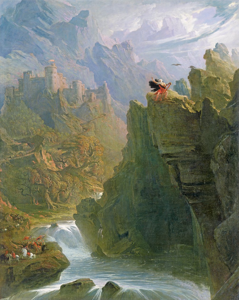 De bard, ca. 1817 door John Martin