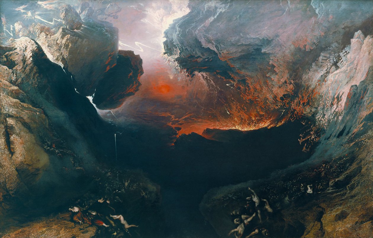 De grote dag van zijn toorn door John Martin