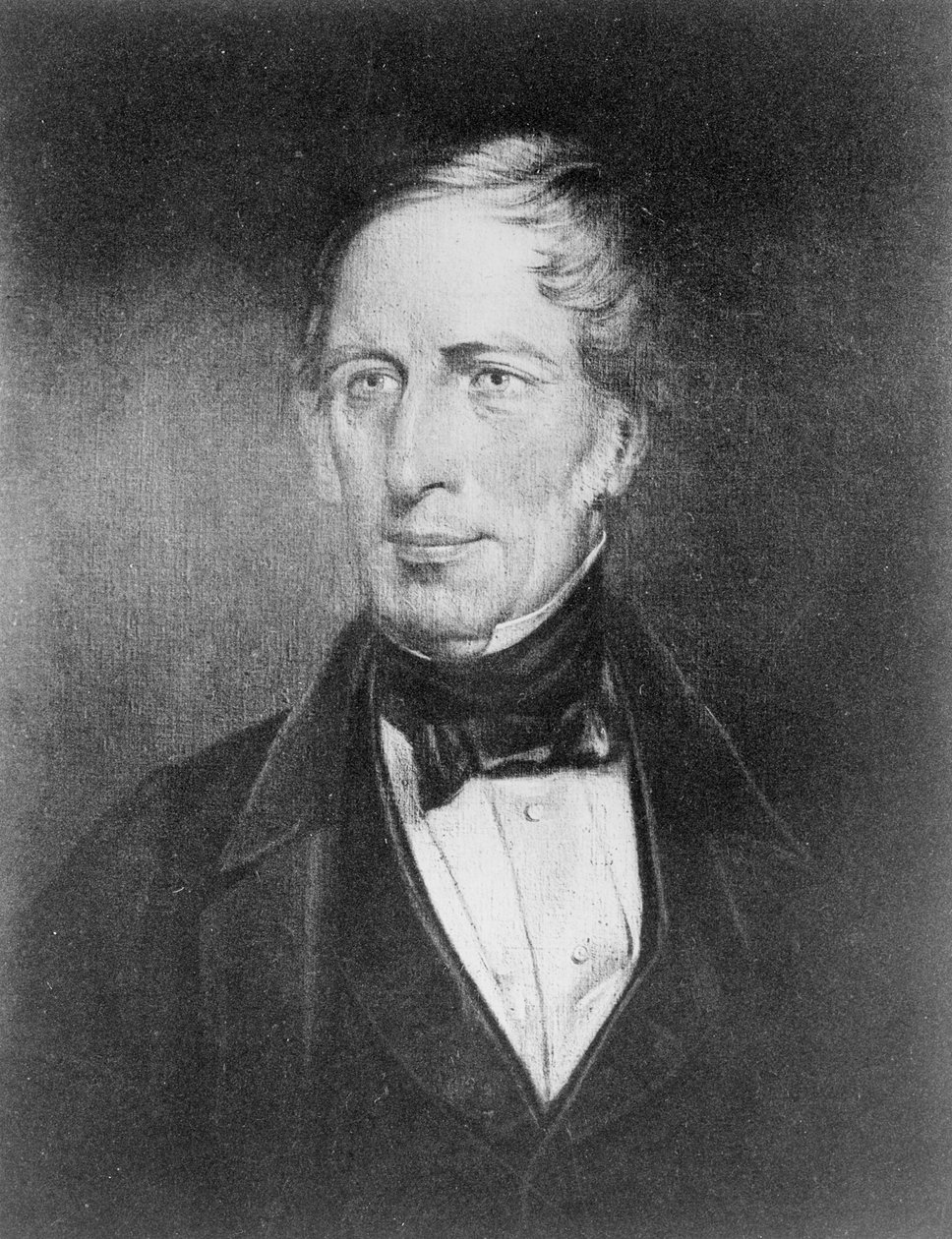 Portret van Charles Sturt (1795-1869) op 54-jarige leeftijd door John Michael Crossland