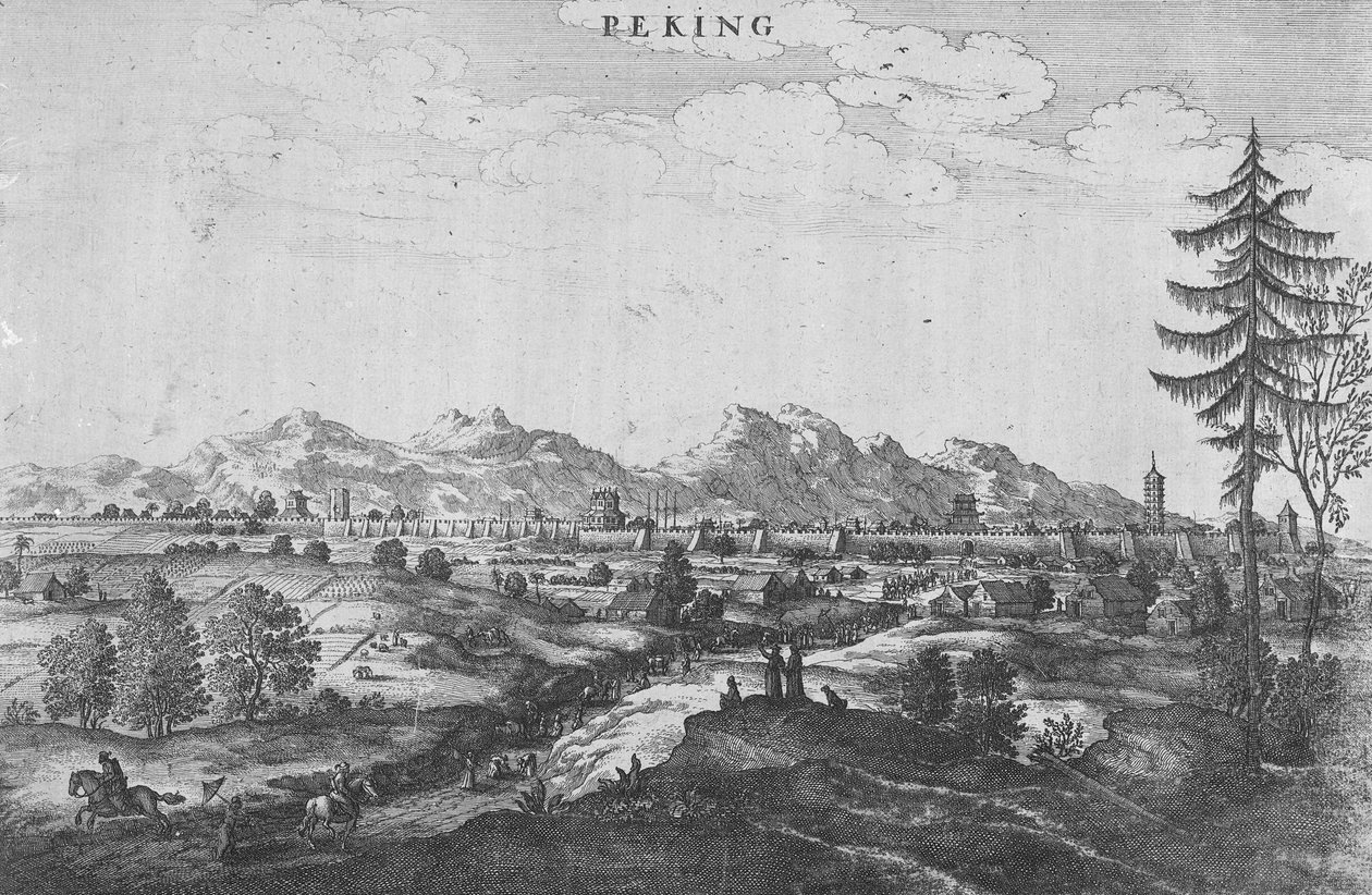 Peking, een illustratie uit Jan Nieuhof