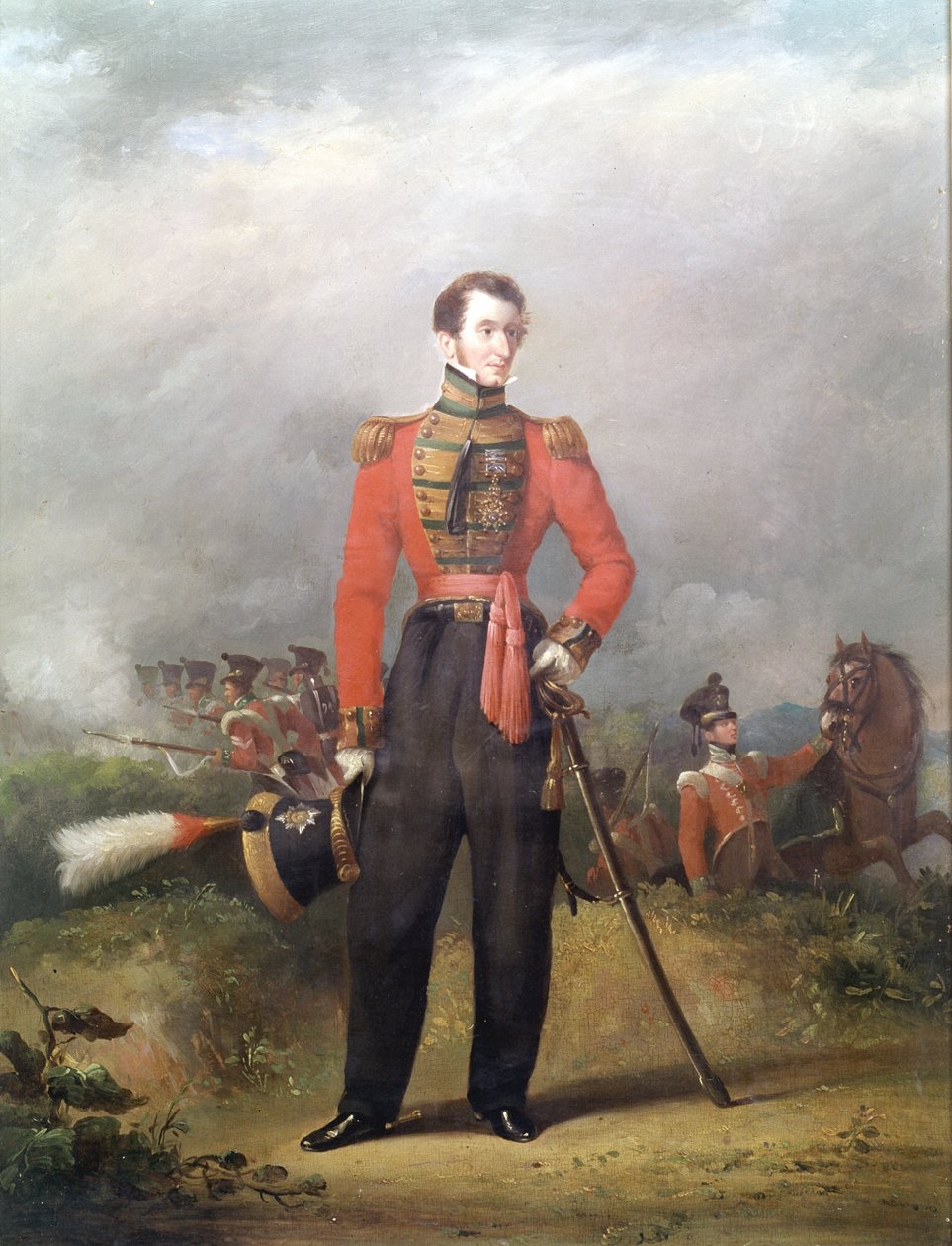 Luitenant-generaal Sir Thomas Bradford KCB, c.1825 door John Pardon