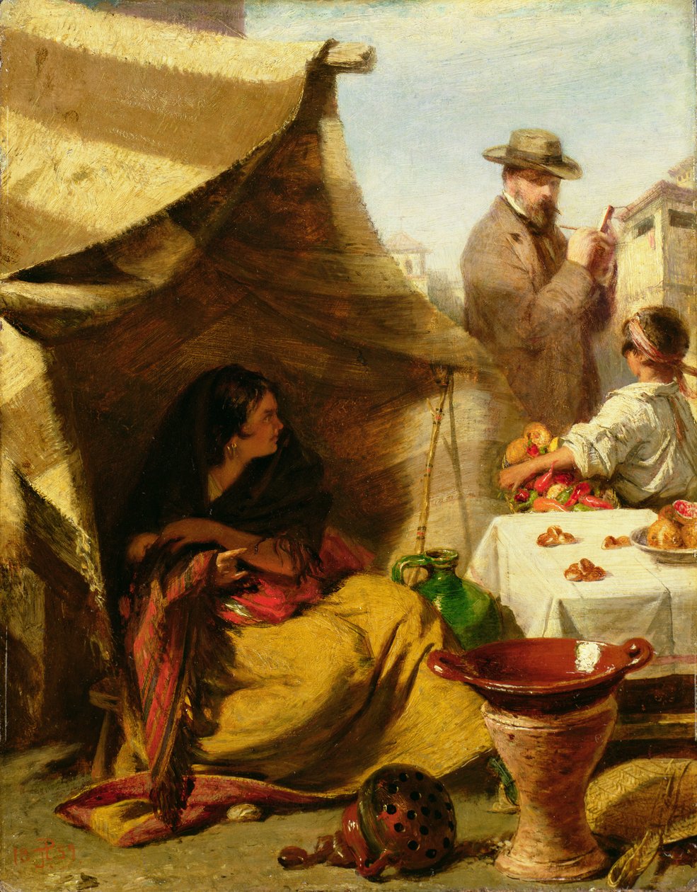 Het boze oog, 1859 door John Phillip