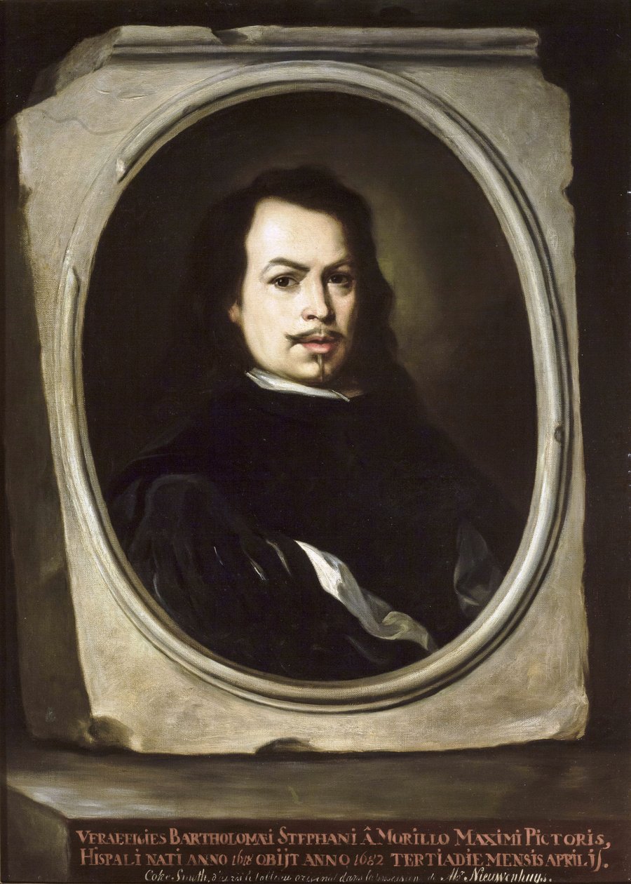 Portret van Bartolomé Esteban Murillo door John Richard Coke Smyth