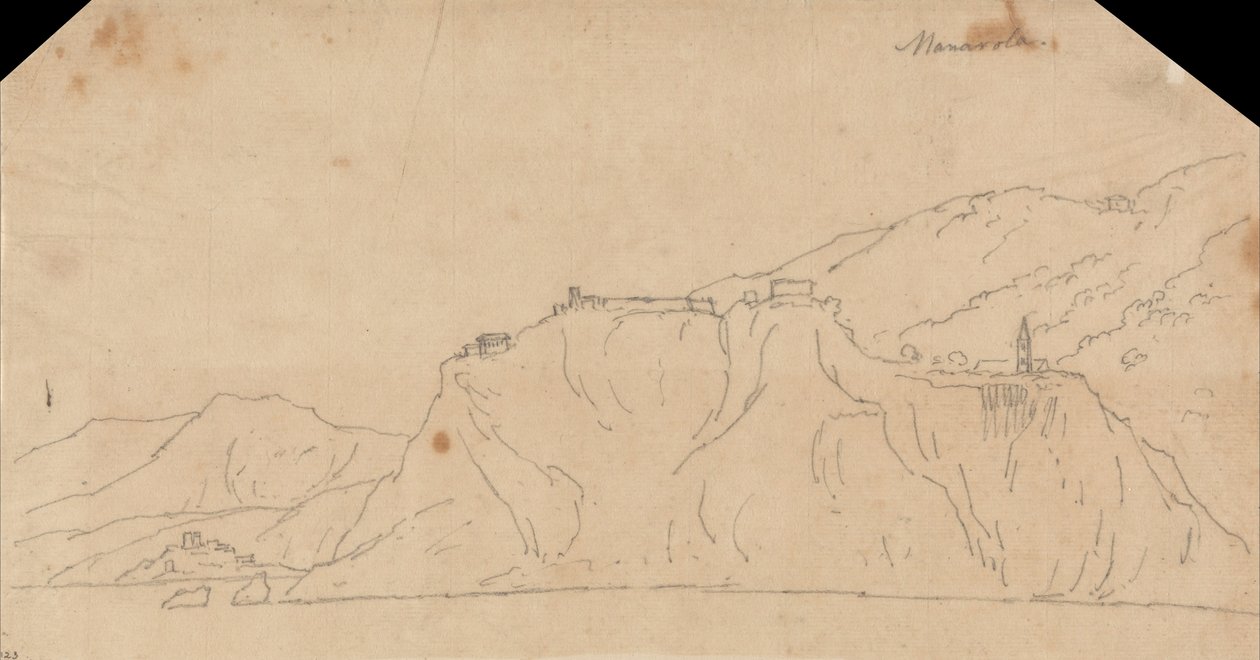 Manarola door John Robert Cozens