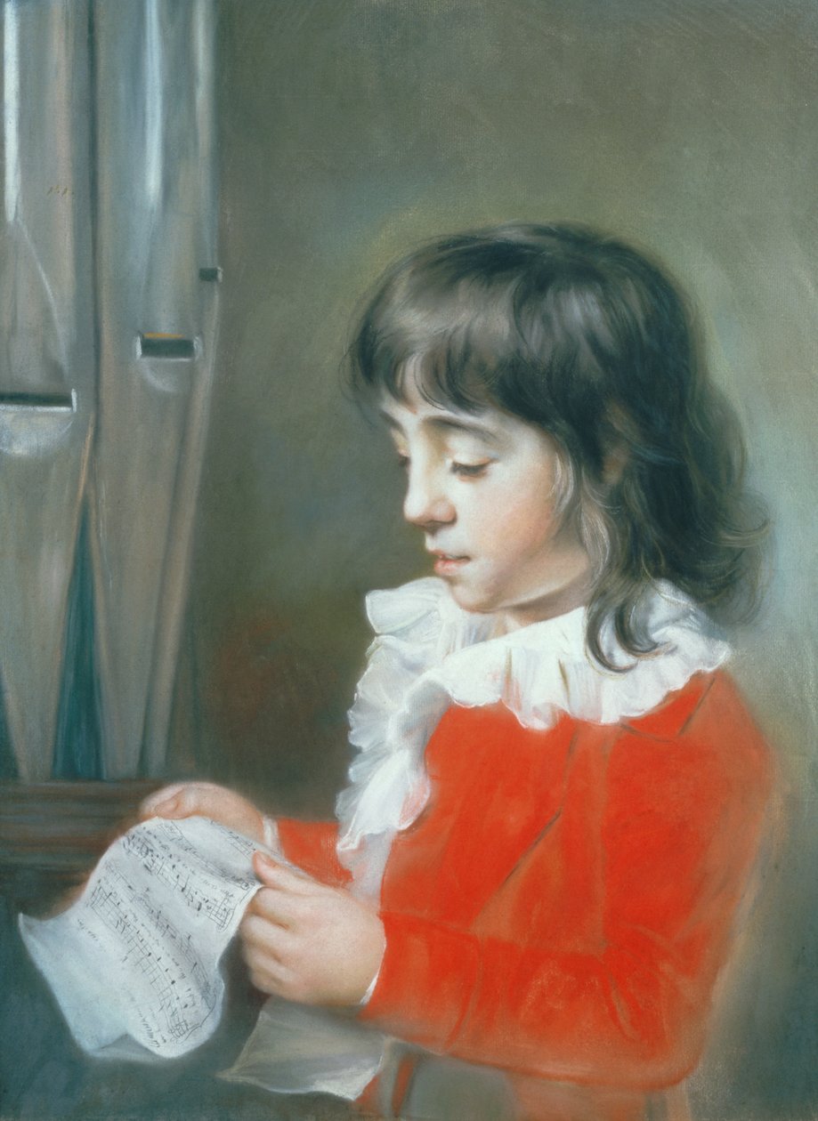 Meester Groves, een koorknaap van de Chapel Royal door John Russell