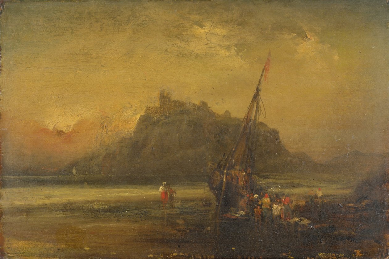 Strandscène door John Sell Cotman