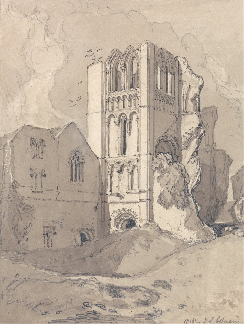 Castle Acre Priory, Norfolk door John Sell Cotman