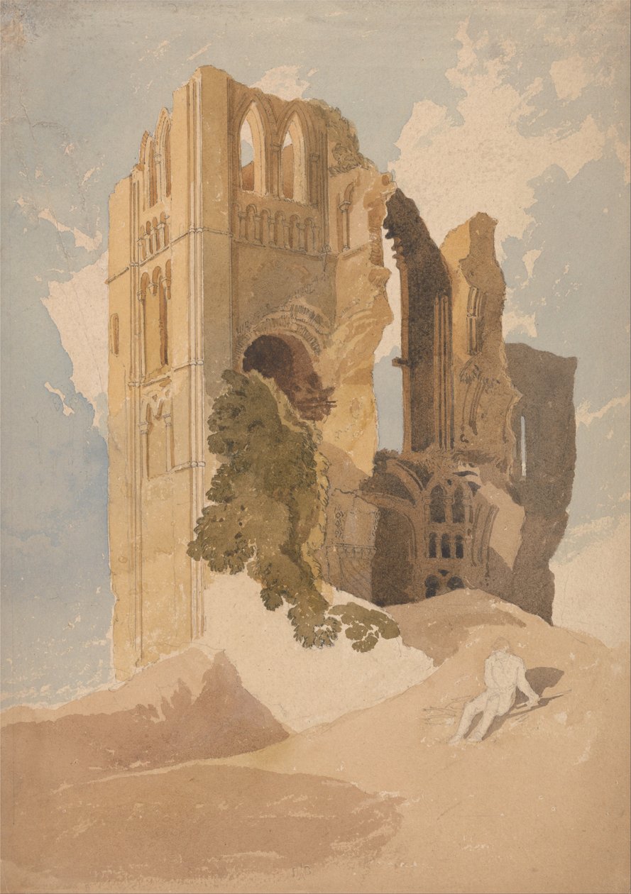 Castle Acre Priory, Norfolk door John Sell Cotman