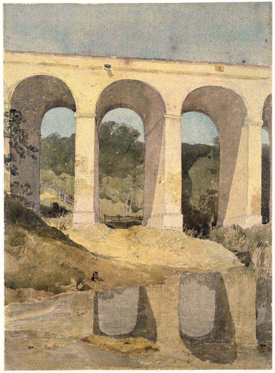 Chirk Aquaduct, 1806-7 door John Sell Cotman