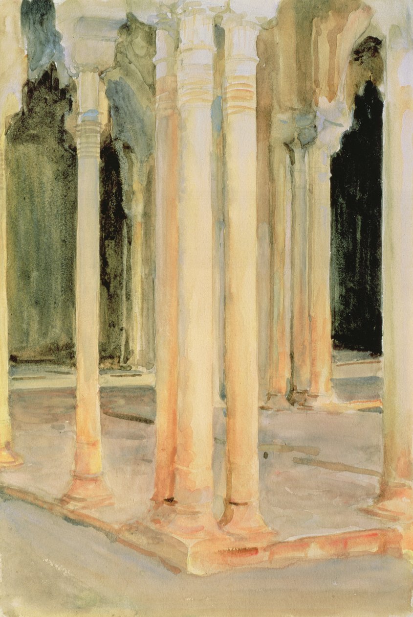 Hof van de Leeuwen, ca. 1912 door John Singer Sargent