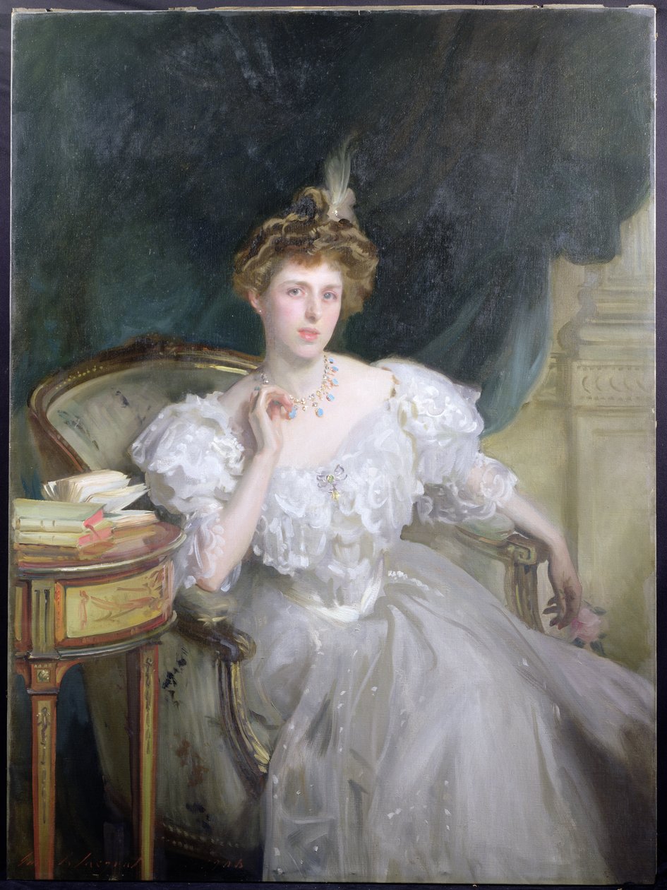 Margherita Goldsmid, later Mrs Raphael door John Singer Sargent