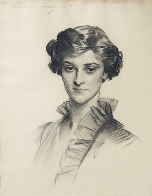 Portret van actrice Ruth Draper door John Singer Sargent