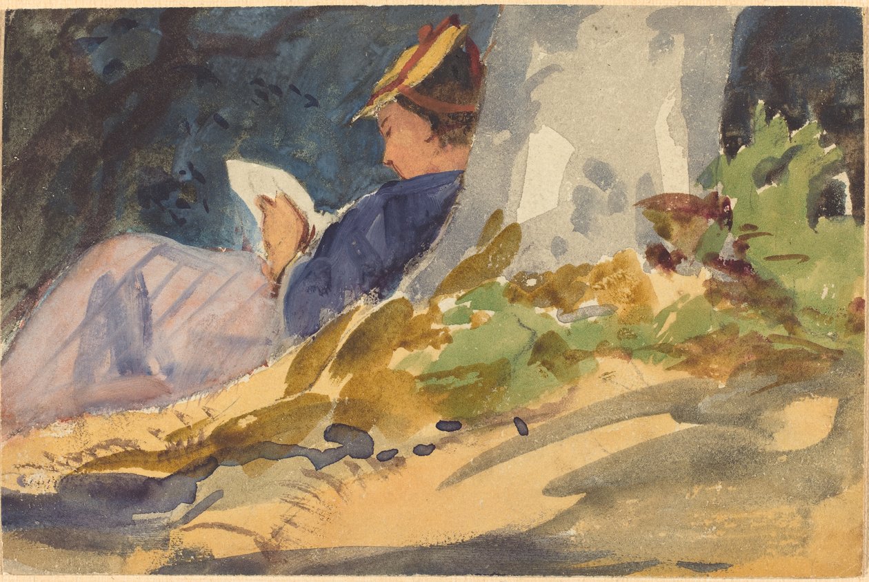 Rustend, c.1880-1890 door John Singer Sargent