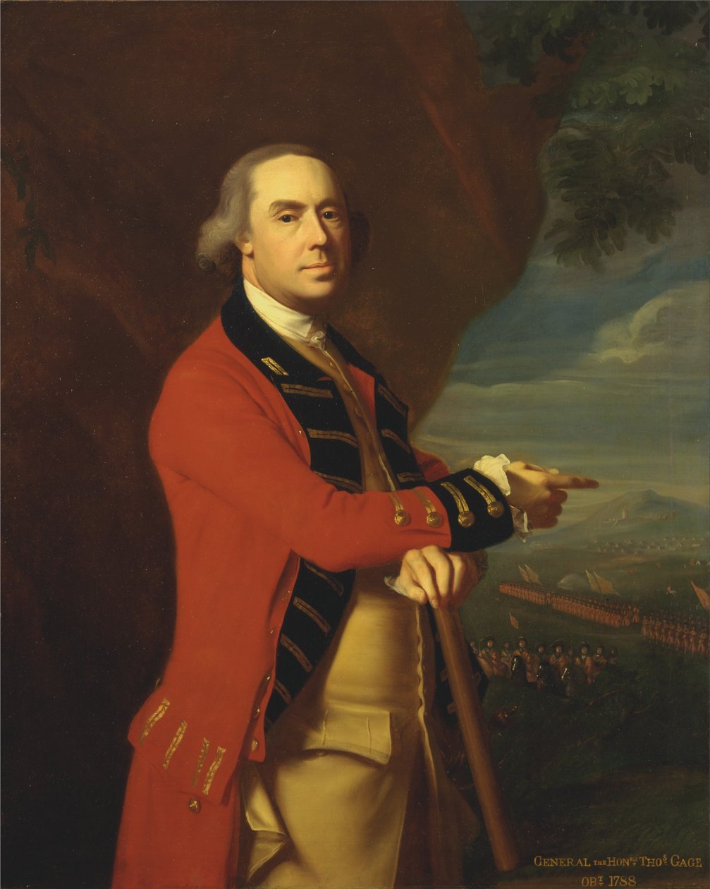 Generaal Thomas Gage door John Singleton Copley