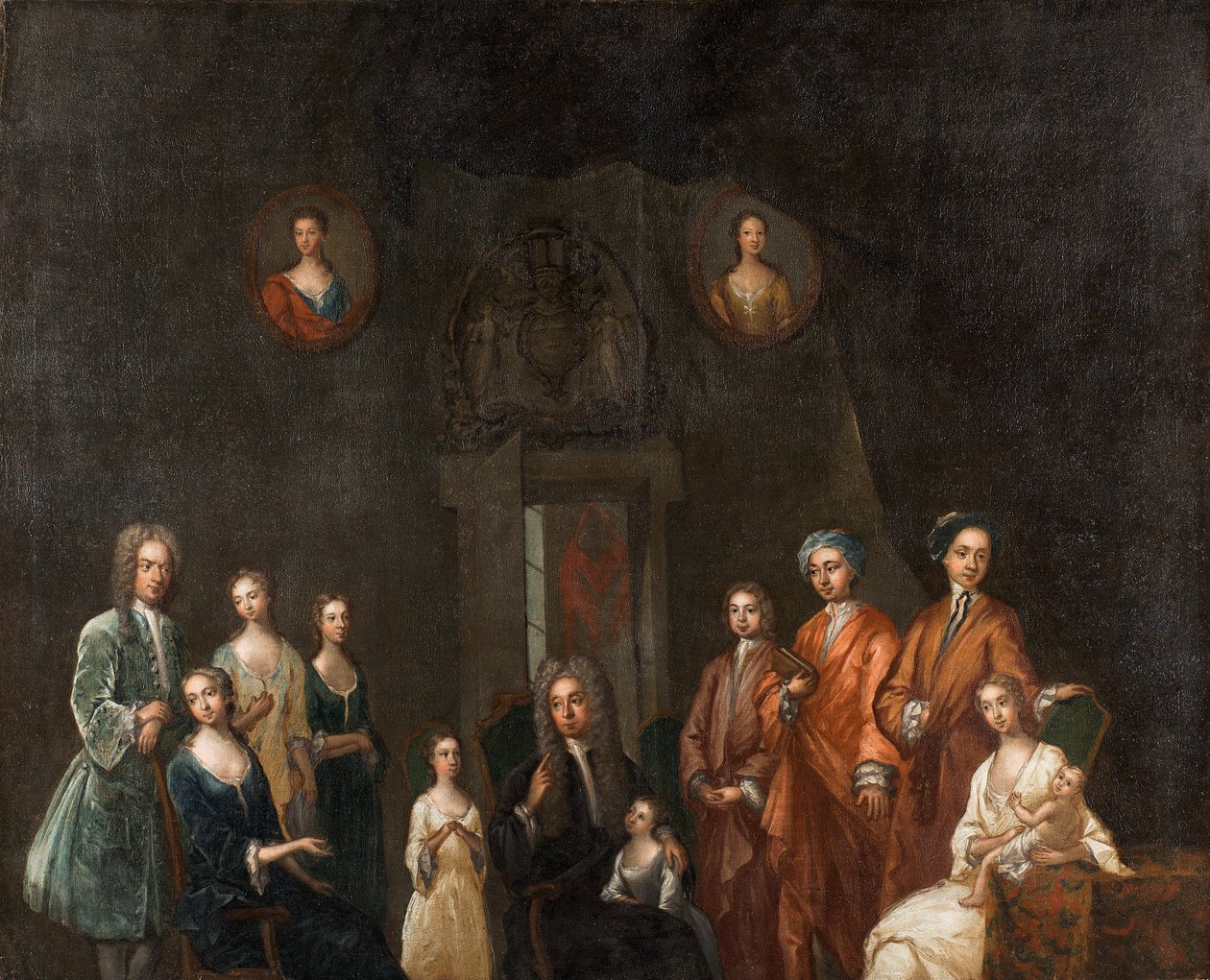 Portret van Sir Francis Grant, Lord Cullen, en zijn familie door John Smibert