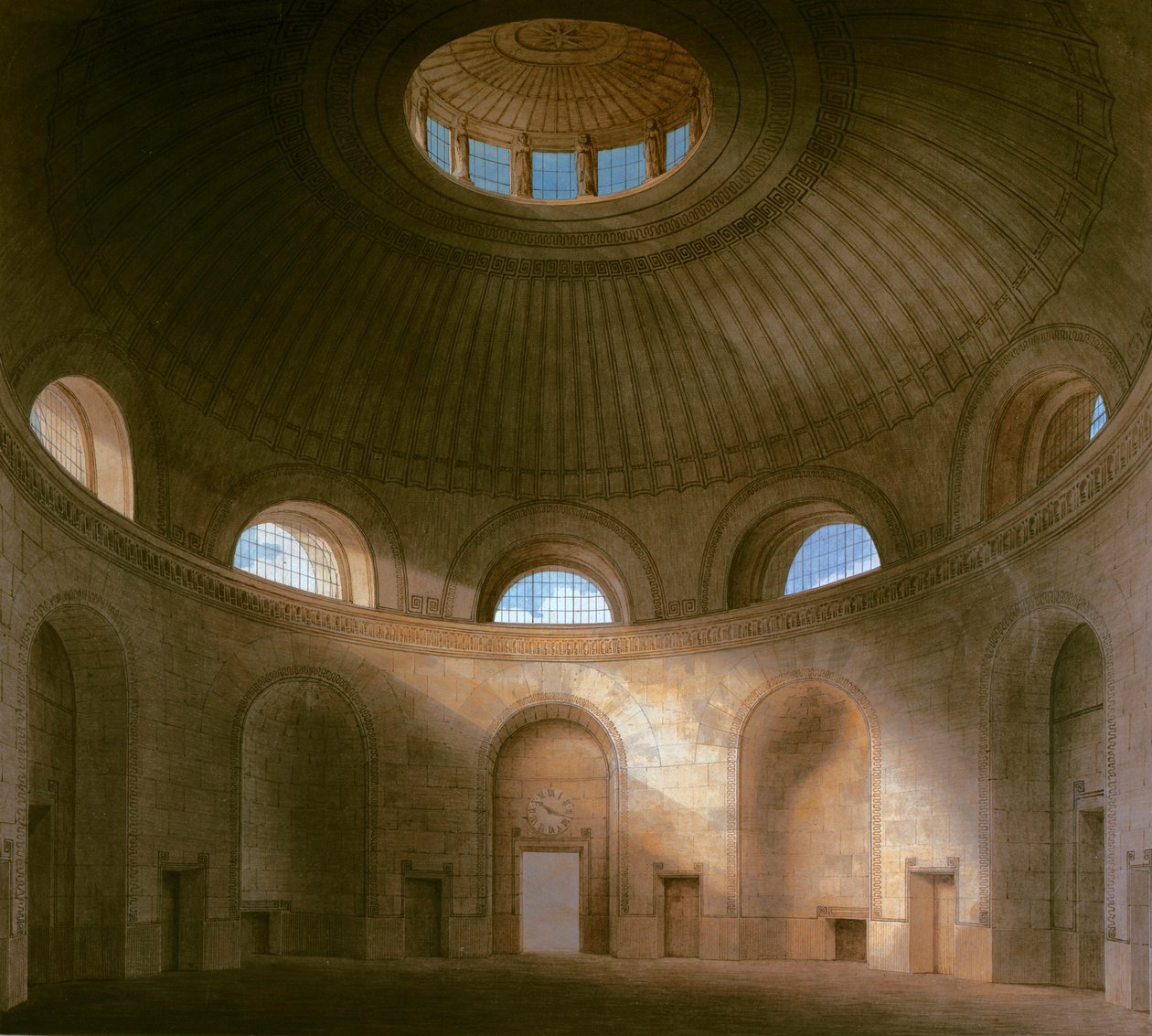 John Soane: Rotunda van de Bank of England, 1798 door John Soane