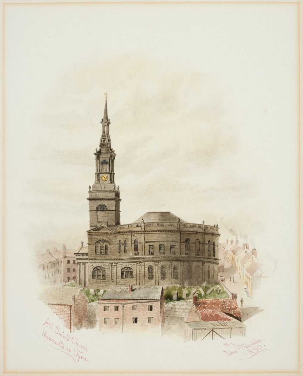 All Saints Church, Newcastle upon Tyne door John Teasdale