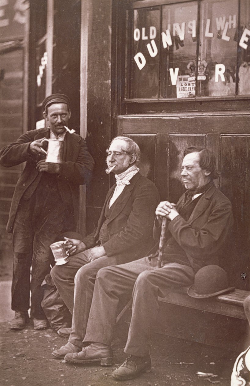 De muurwerker, 1876-77 door John Thomson