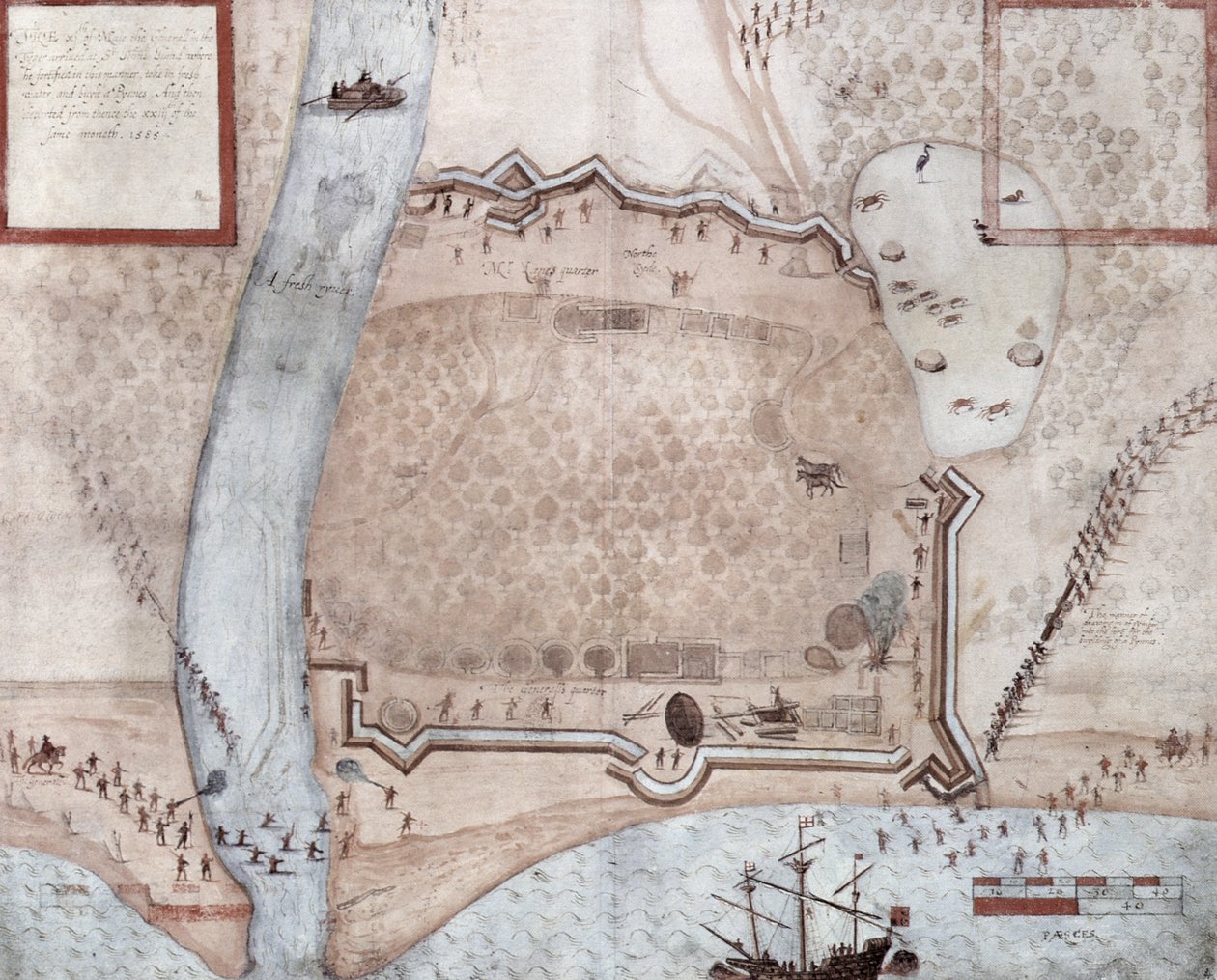 Versterkt Kampement, Puerto Rico door John White