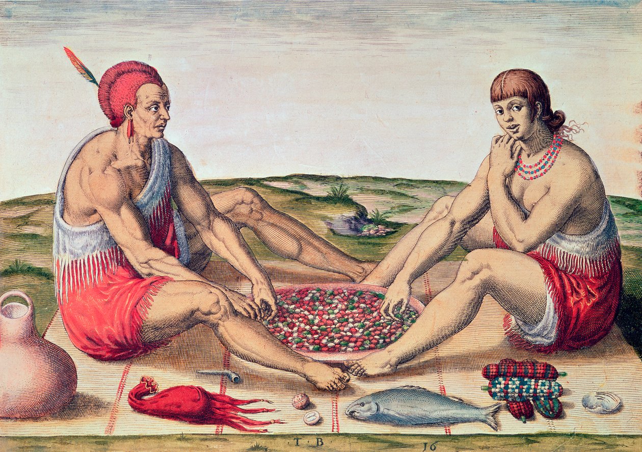 Indianen die een maaltijd eten, pagina 77 uit 