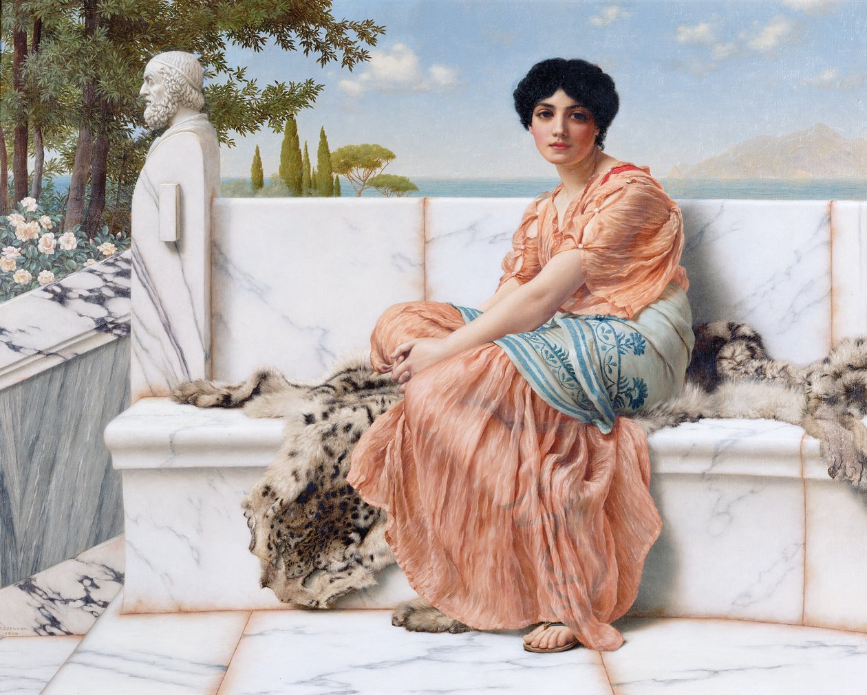 Dagdroom alias In de dagen van Sappho door John William Godward