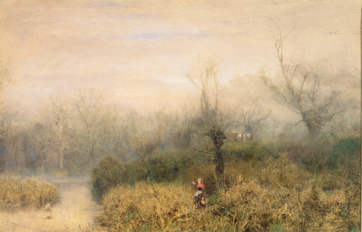 Bij een Meer, 1882 door John William North