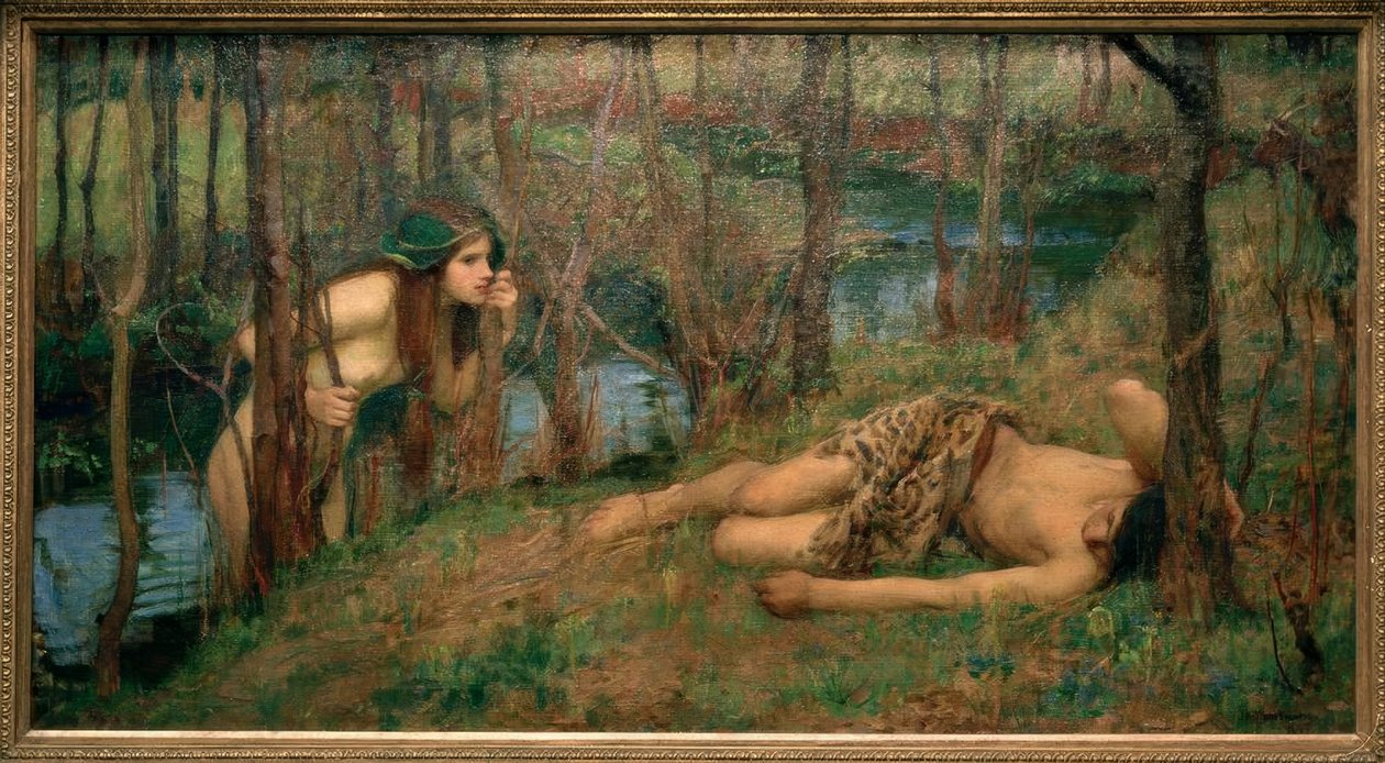 Een Naiade door John William Waterhouse