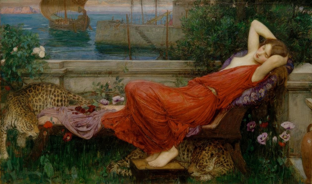 Ariadne door John William Waterhouse