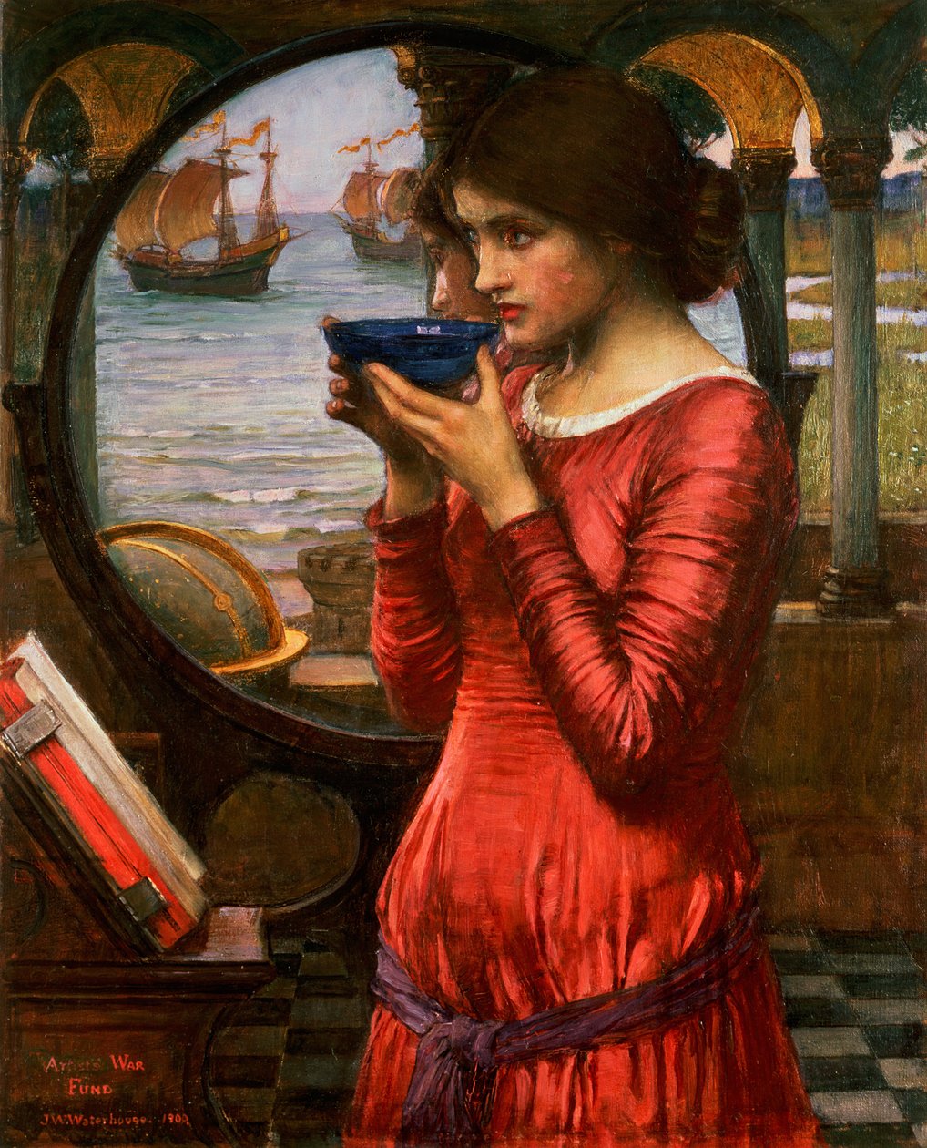 Bestemming, 1900 door John William Waterhouse