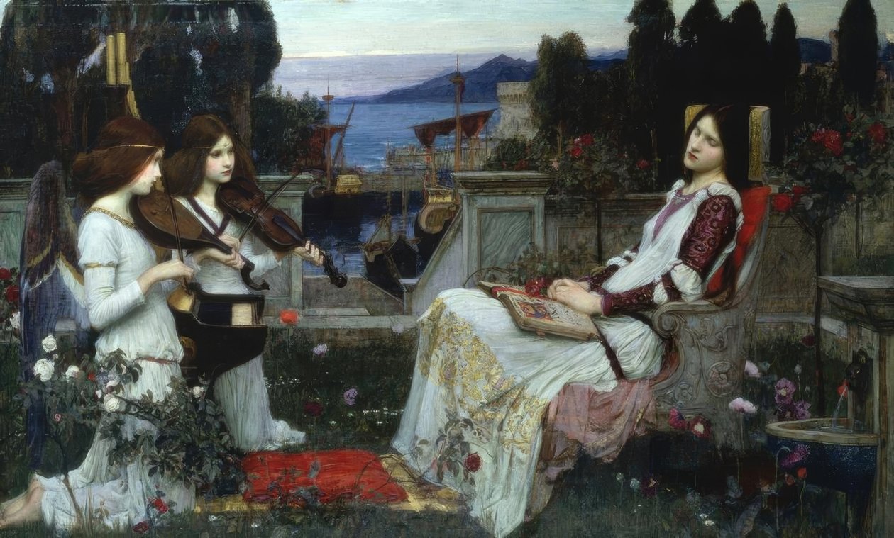 Sint Cecilia door John William Waterhouse