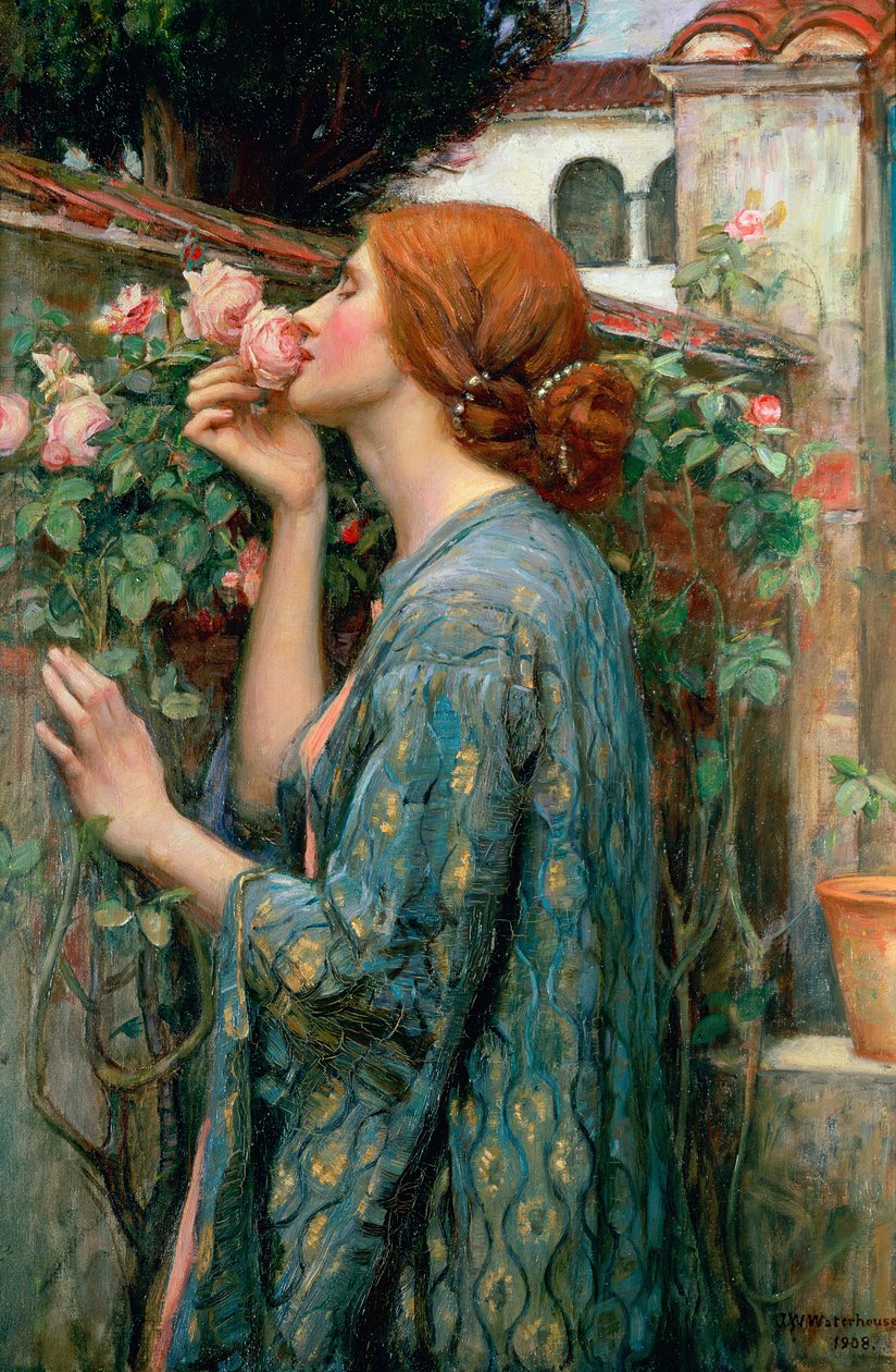 De Ziel van de Roos, 1908 door John William Waterhouse