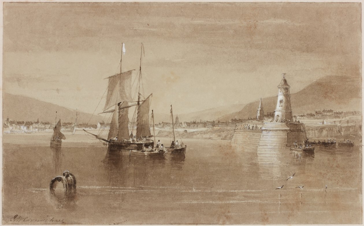 Berwick op Tweed door John Wilson Carmichael