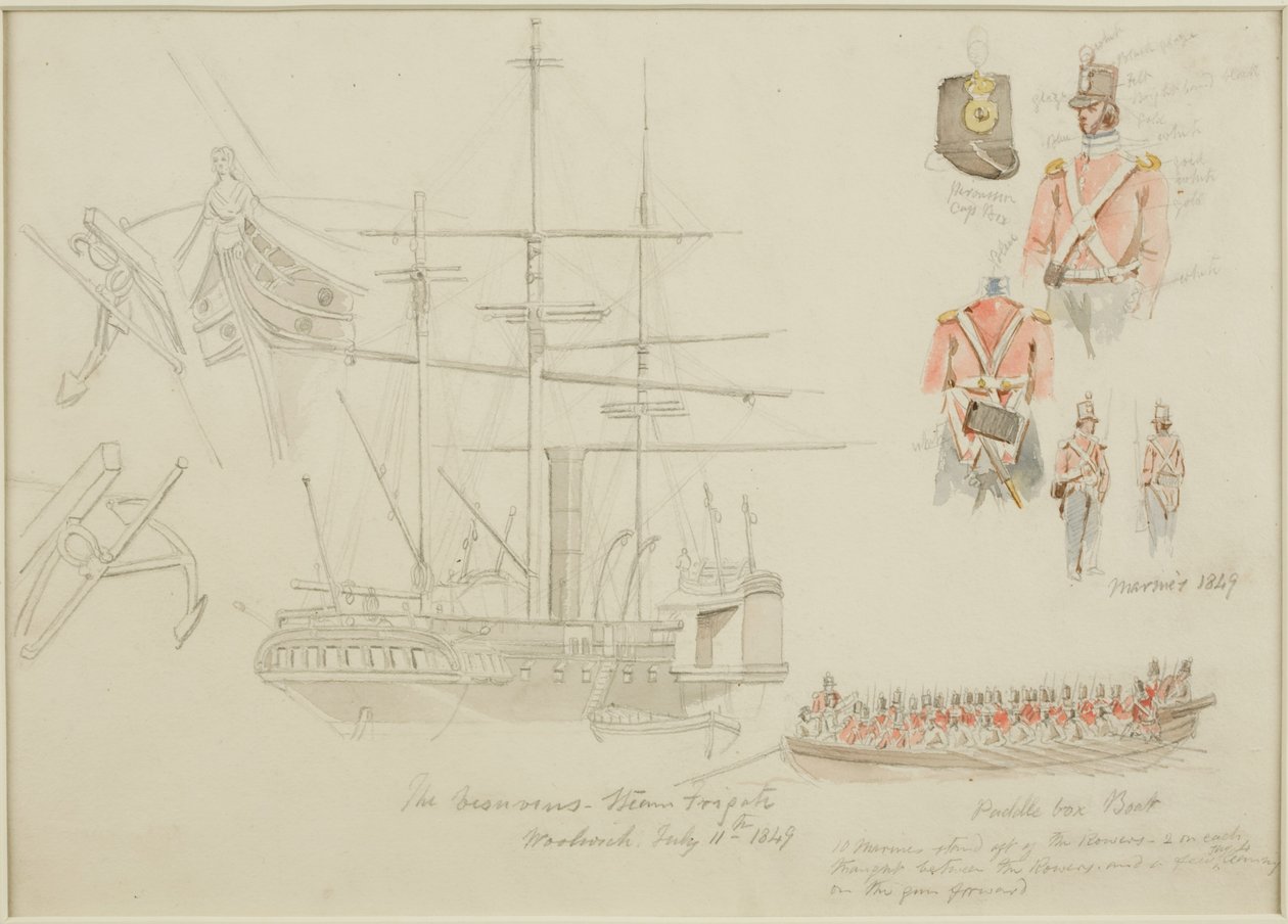 Studies in Woolwich door John Wilson Carmichael