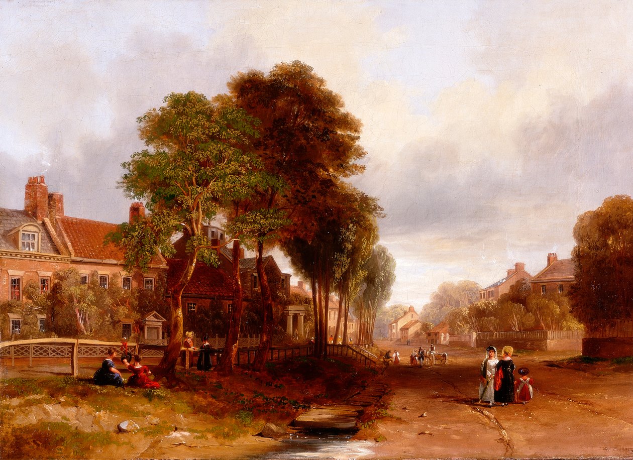 Westoe Village, 1835 door John Wilson Carmichael
