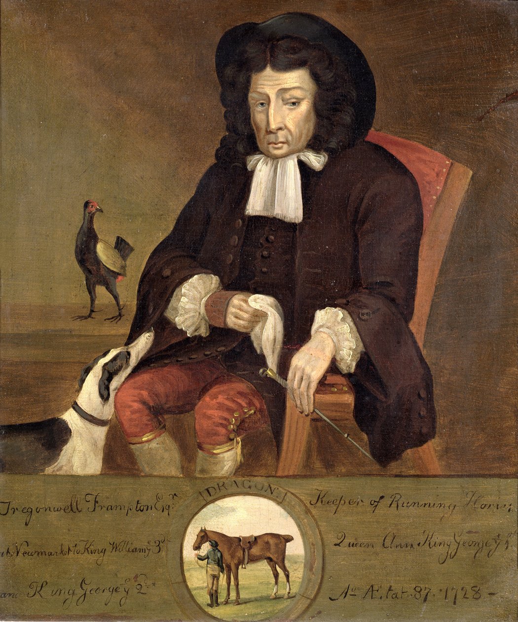 Tregonwell Frampton (1641-1727) Vader van de Turf, 1728 door John Wootton