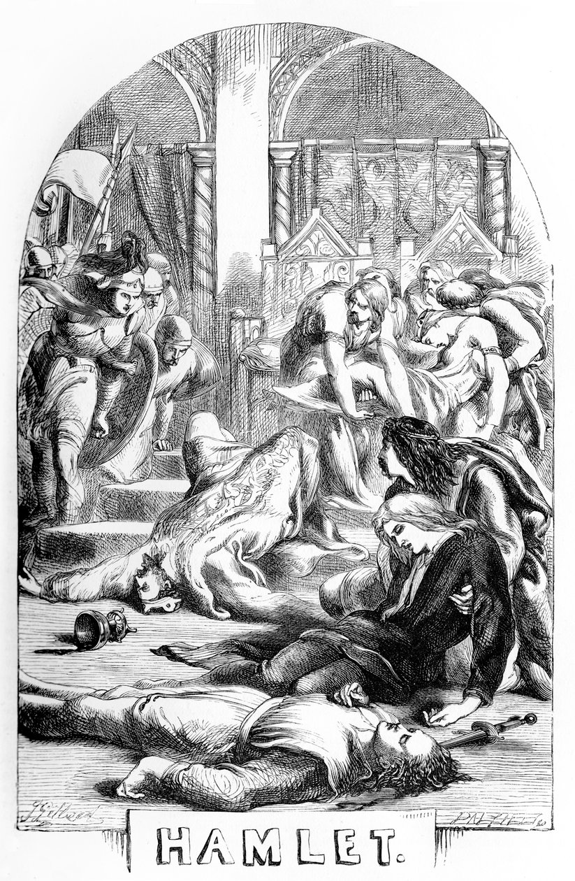 Hamlet door John (after) Gilbert