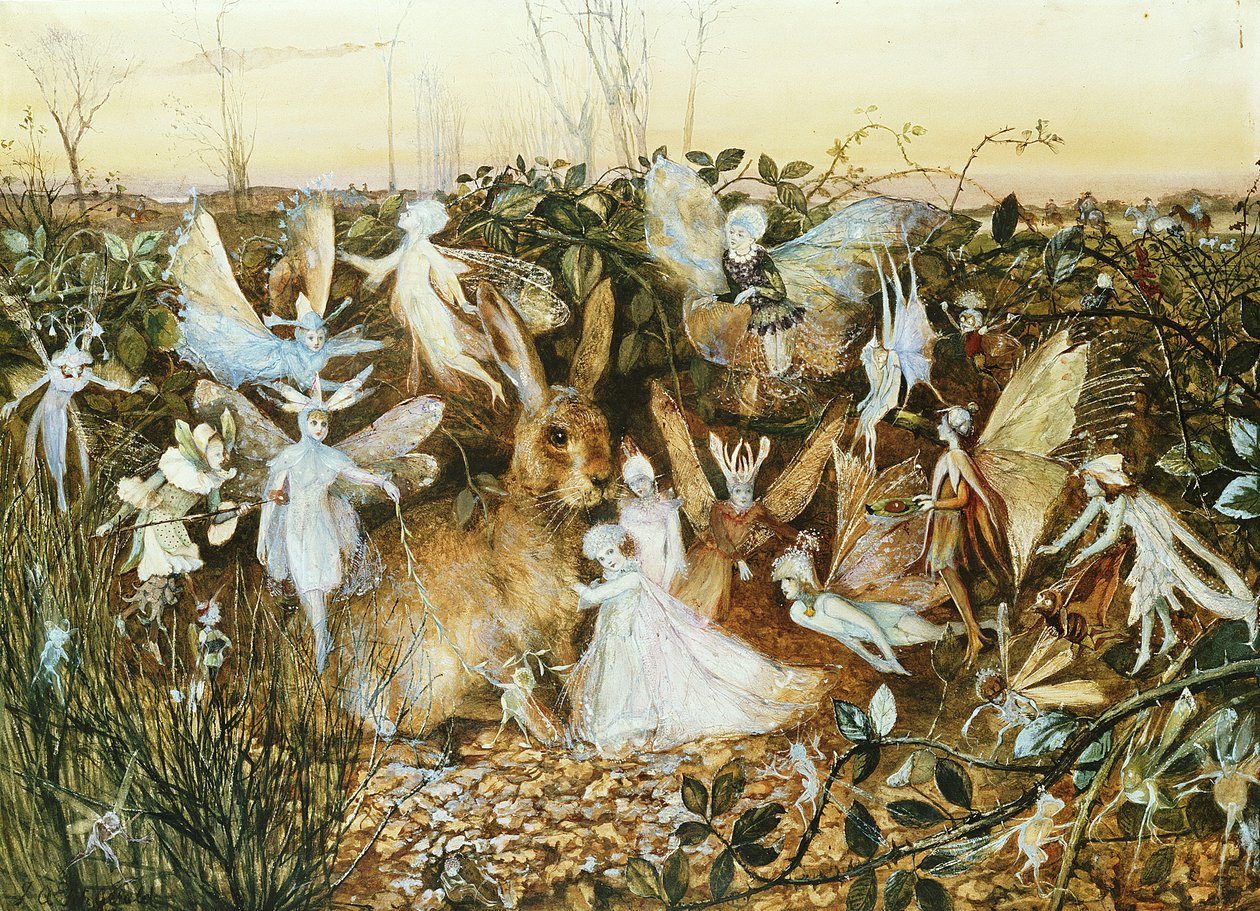 Feeënschemering door John Anster Fitzgerald