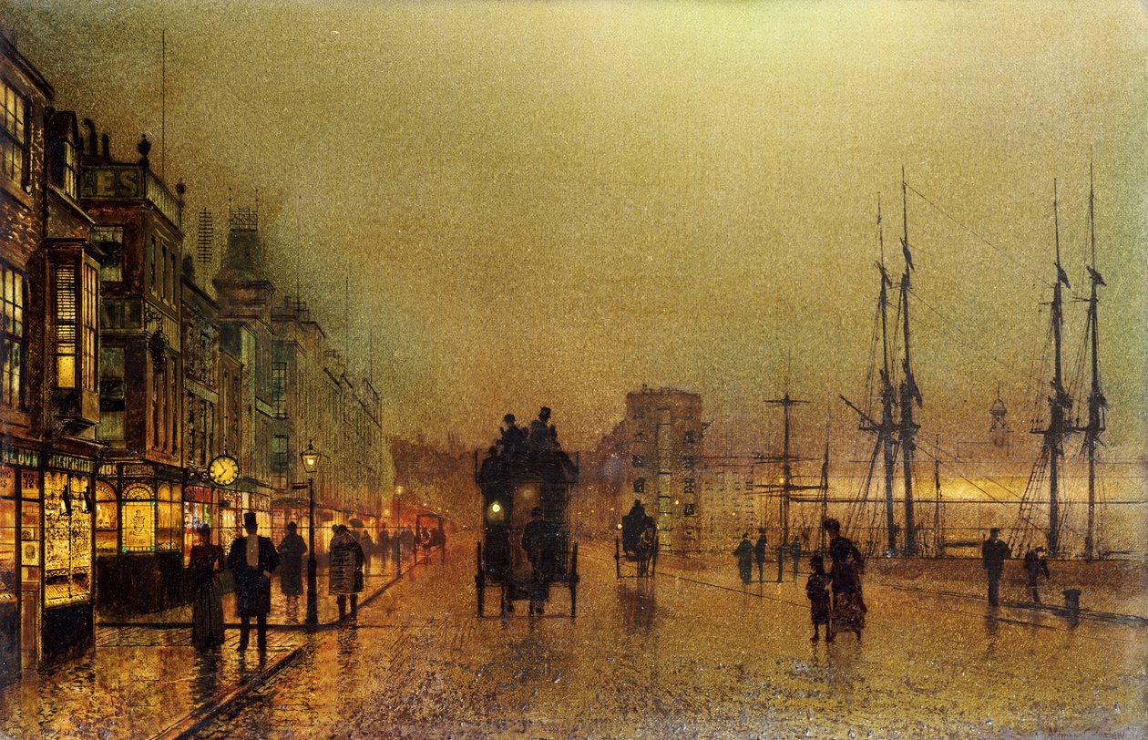 Glasgow door John Atkinson Grimshaw