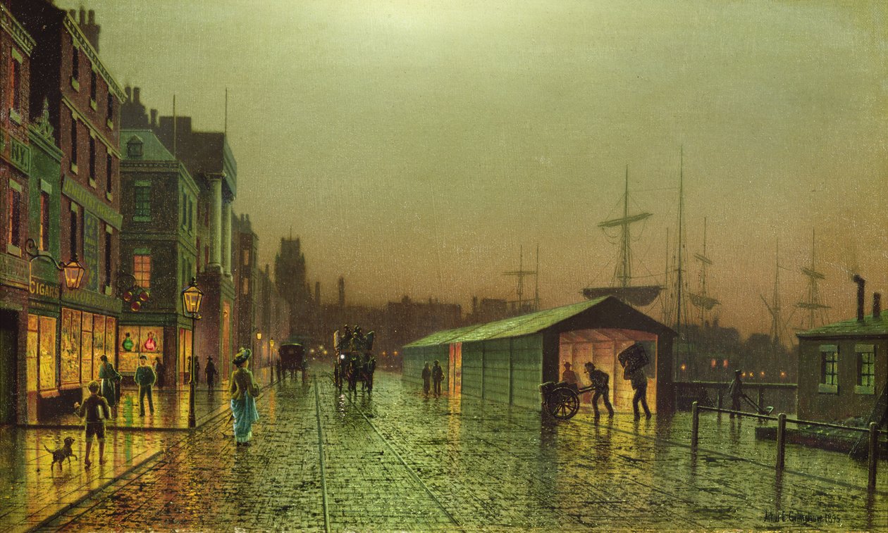 Liverpool Docks door John Atkinson Grimshaw