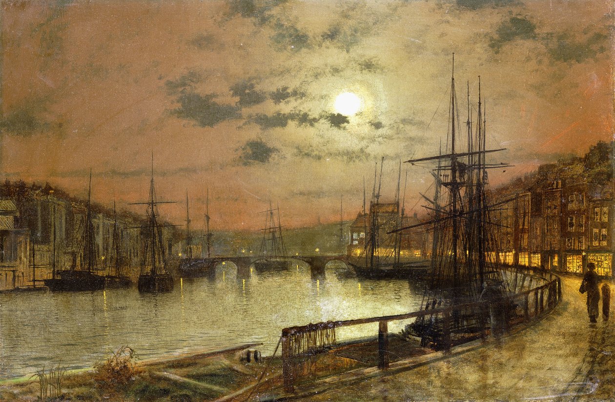 Whitby door John Atkinson Grimshaw