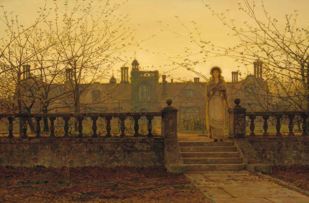 De edelmoedige dame door John Atkinson Grimshaw