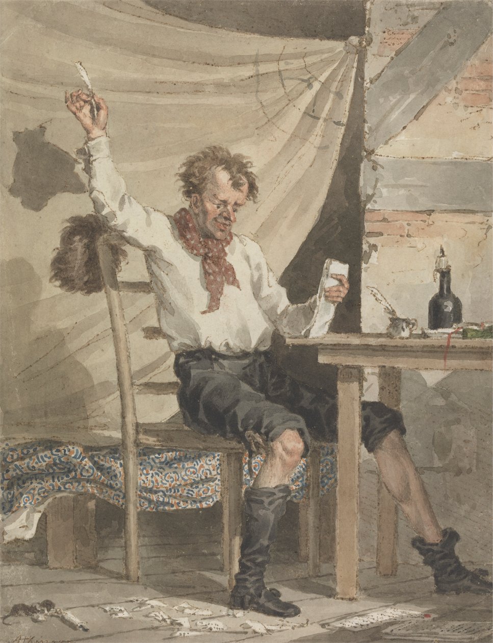 De dichter door John Augustus Atkinson