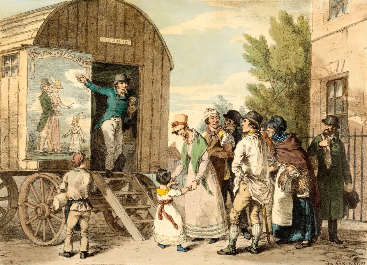 De Show, uitgegeven ca. 1821 door John Augustus Atkinson