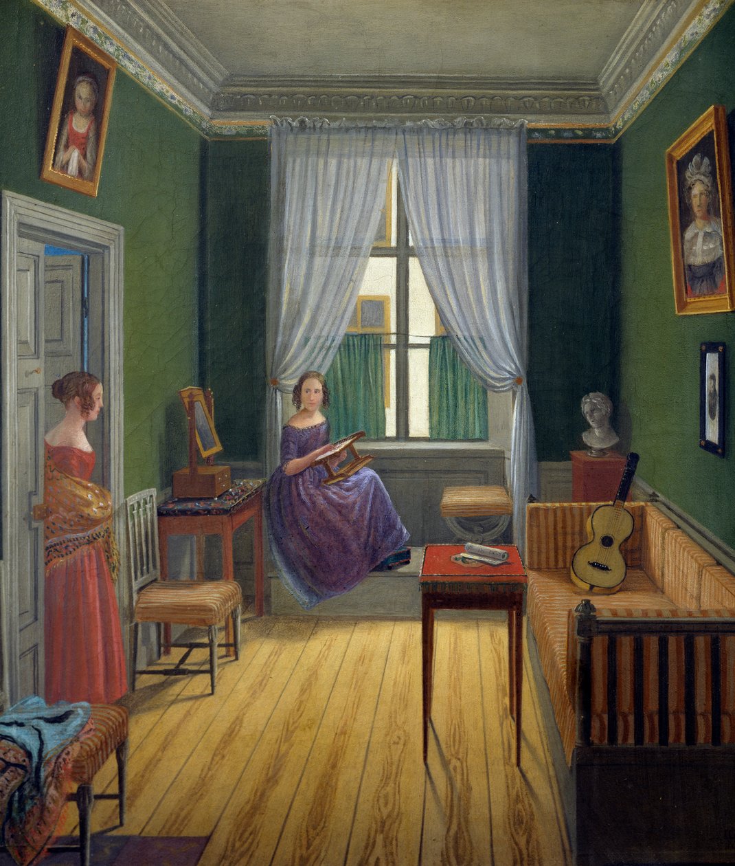 Lerarenappartement in Stockholm door John Augustus Köhler