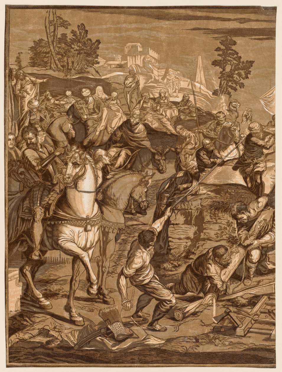 Kruisiging door John Baptist Jackson